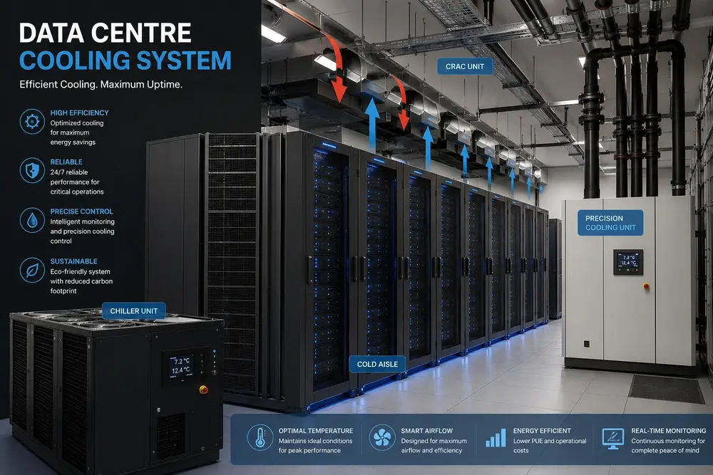 Data Centre Cooling Systems (2026): AI Workloads & Design